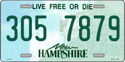 NH license plate 3057879