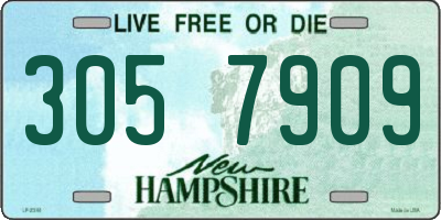 NH license plate 3057909