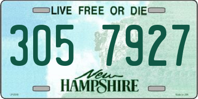 NH license plate 3057927