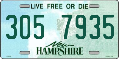 NH license plate 3057935