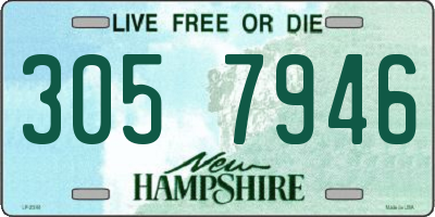 NH license plate 3057946