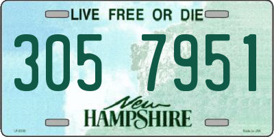 NH license plate 3057951