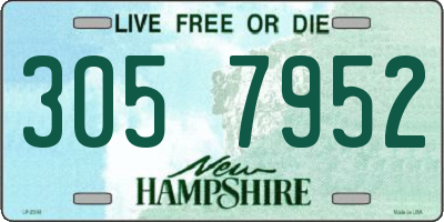 NH license plate 3057952