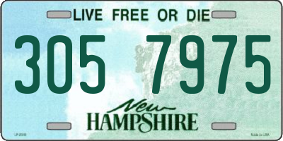 NH license plate 3057975