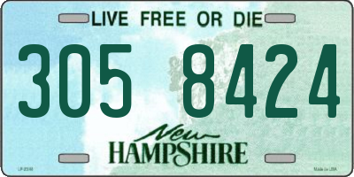 NH license plate 3058424