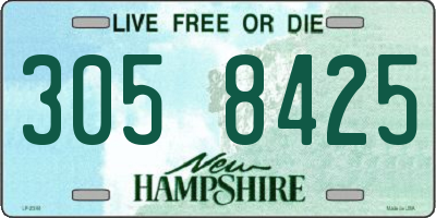 NH license plate 3058425