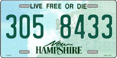 NH license plate 3058433