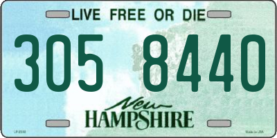 NH license plate 3058440