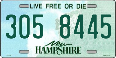 NH license plate 3058445