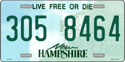 NH license plate 3058464
