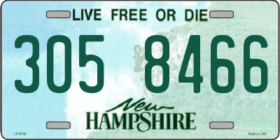 NH license plate 3058466