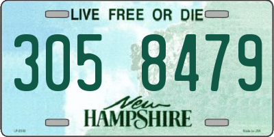 NH license plate 3058479
