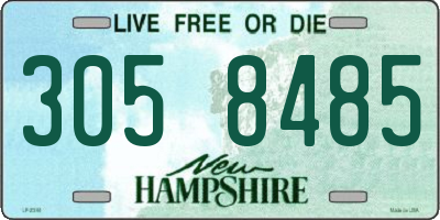 NH license plate 3058485