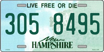 NH license plate 3058495