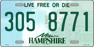 NH license plate 3058771