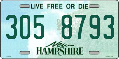 NH license plate 3058793