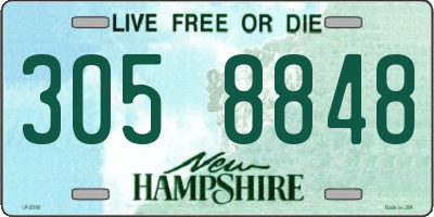 NH license plate 3058848