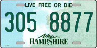 NH license plate 3058877