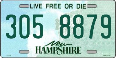 NH license plate 3058879