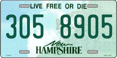 NH license plate 3058905