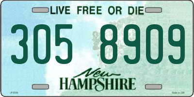 NH license plate 3058909