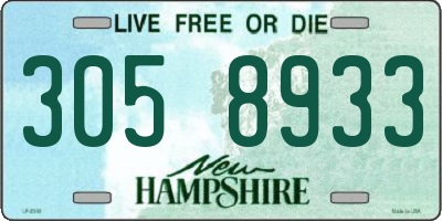 NH license plate 3058933