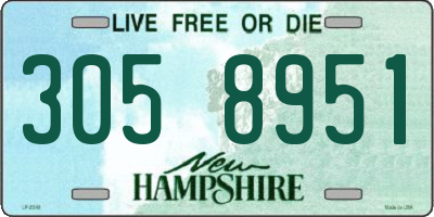 NH license plate 3058951