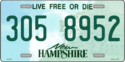 NH license plate 3058952