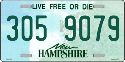 NH license plate 3059079