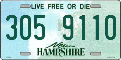 NH license plate 3059110