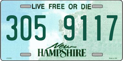 NH license plate 3059117