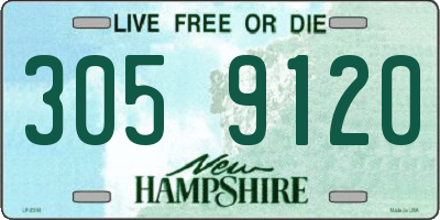 NH license plate 3059120