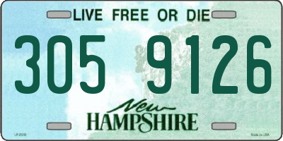 NH license plate 3059126