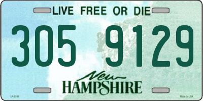 NH license plate 3059129