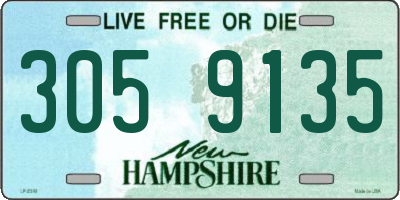 NH license plate 3059135