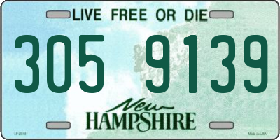 NH license plate 3059139