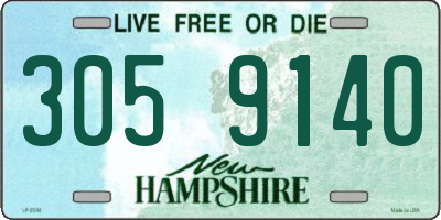 NH license plate 3059140