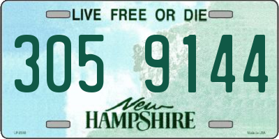 NH license plate 3059144