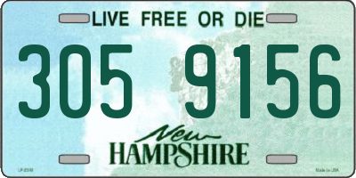 NH license plate 3059156