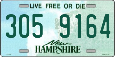 NH license plate 3059164