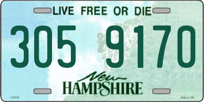 NH license plate 3059170
