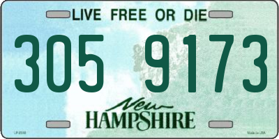 NH license plate 3059173