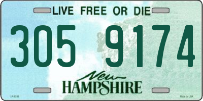 NH license plate 3059174