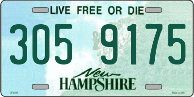 NH license plate 3059175