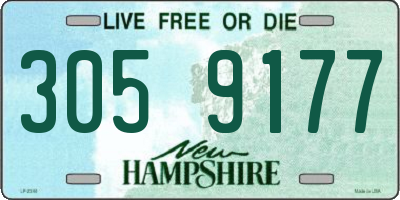 NH license plate 3059177
