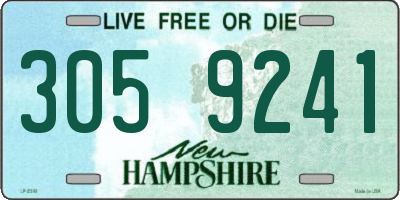 NH license plate 3059241