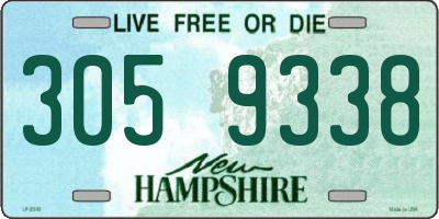 NH license plate 3059338