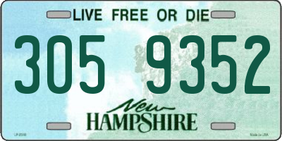 NH license plate 3059352