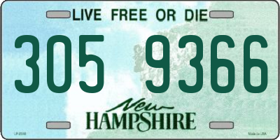 NH license plate 3059366