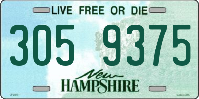 NH license plate 3059375